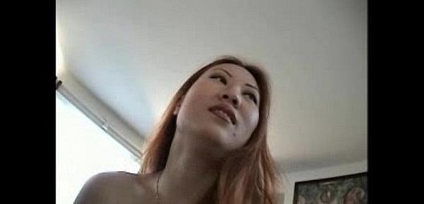  Chinese girl Sin Nye fucked by american cock